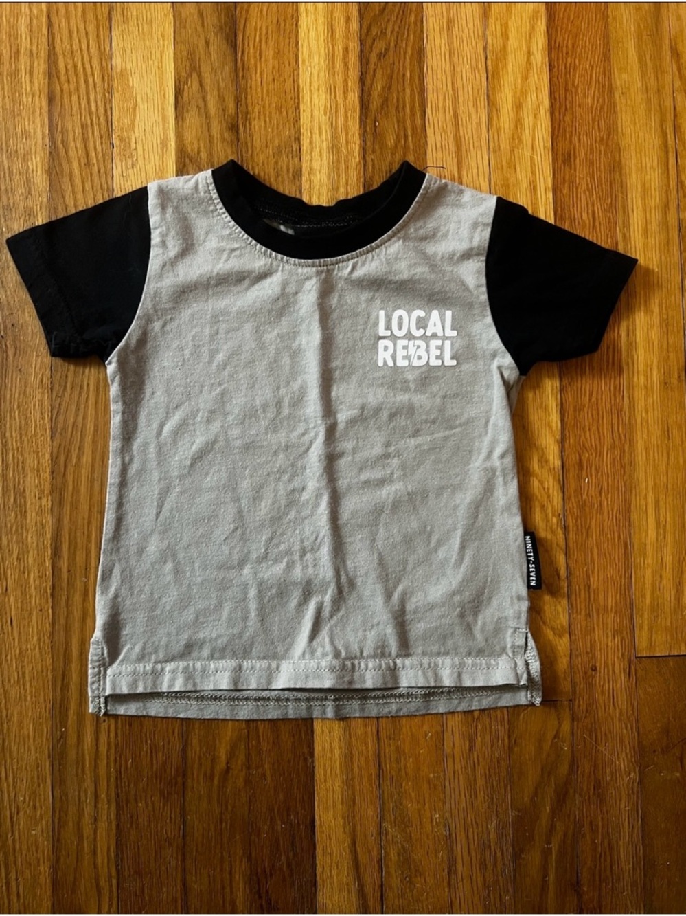 Ninety Seven Design Co 12/18 Raglan Local Rebel Tee